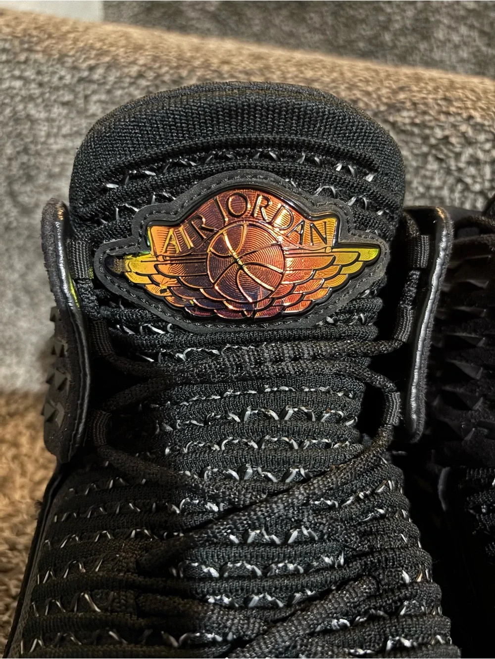 Air Jordan 32 Black Cat size 12.5 men authentic
